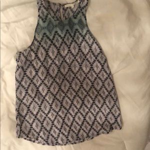 Summer tank top blouse